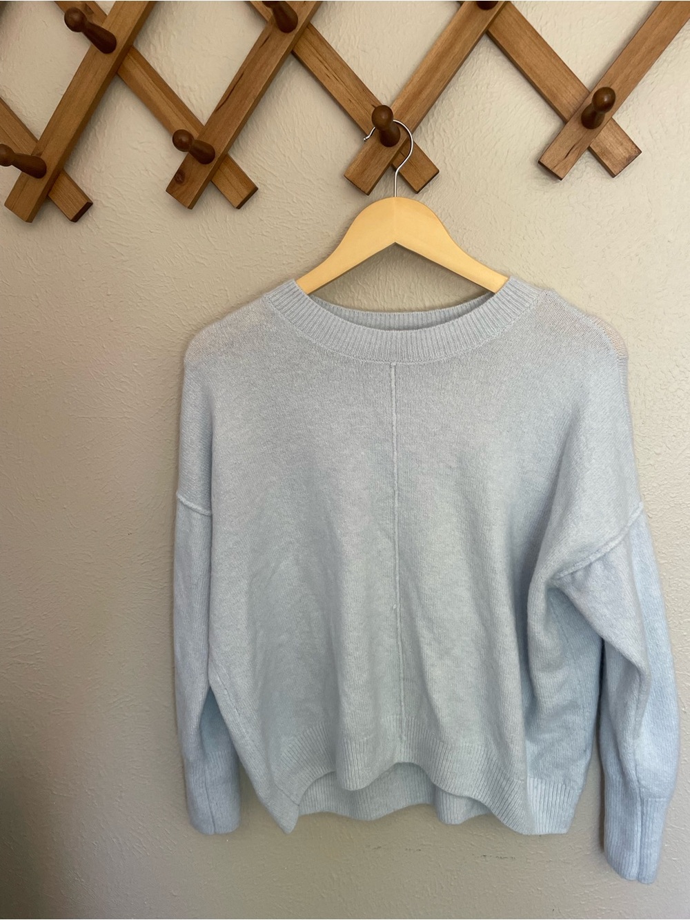 Vince Camuto Pale Blue Crewneck Sweater